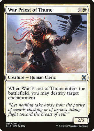War Priest of Thune [Eternal Masters] | Fandemonia Ltd