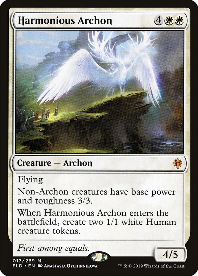 Harmonious Archon [Throne of Eldraine] | Fandemonia Ltd