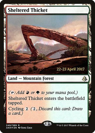 Sheltered Thicket [Amonkhet Promos] | Fandemonia Ltd