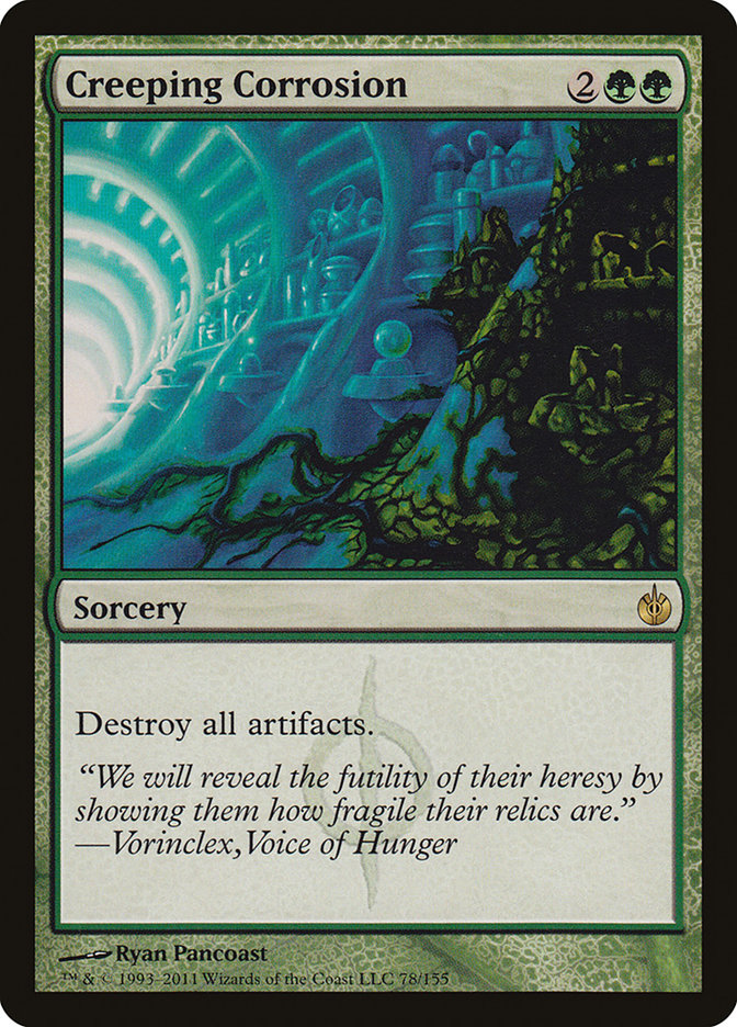 Creeping Corrosion [Mirrodin Besieged] | Fandemonia Ltd