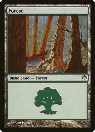 Forest (71) [Duel Decks: Phyrexia vs. the Coalition] | Fandemonia Ltd