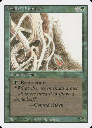 Wall of Brambles [Revised Edition] | Fandemonia Ltd