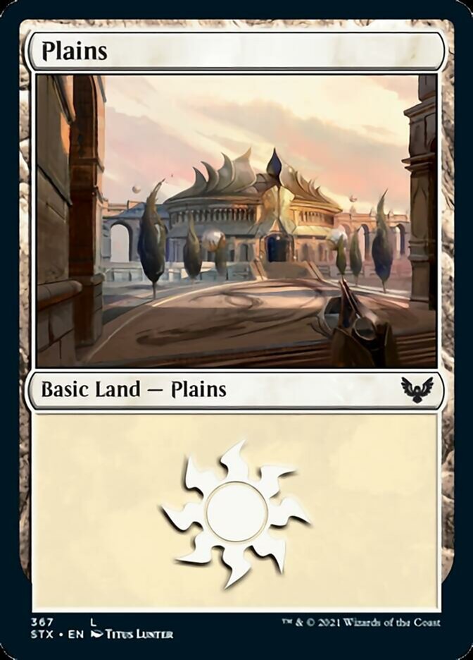 Plains (#367) [Strixhaven: School of Mages] | Fandemonia Ltd