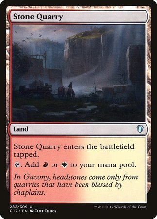 Stone Quarry [Commander 2017] | Fandemonia Ltd