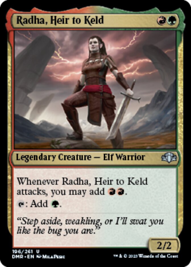 Radha, Heir to Keld [Dominaria Remastered] | Fandemonia Ltd