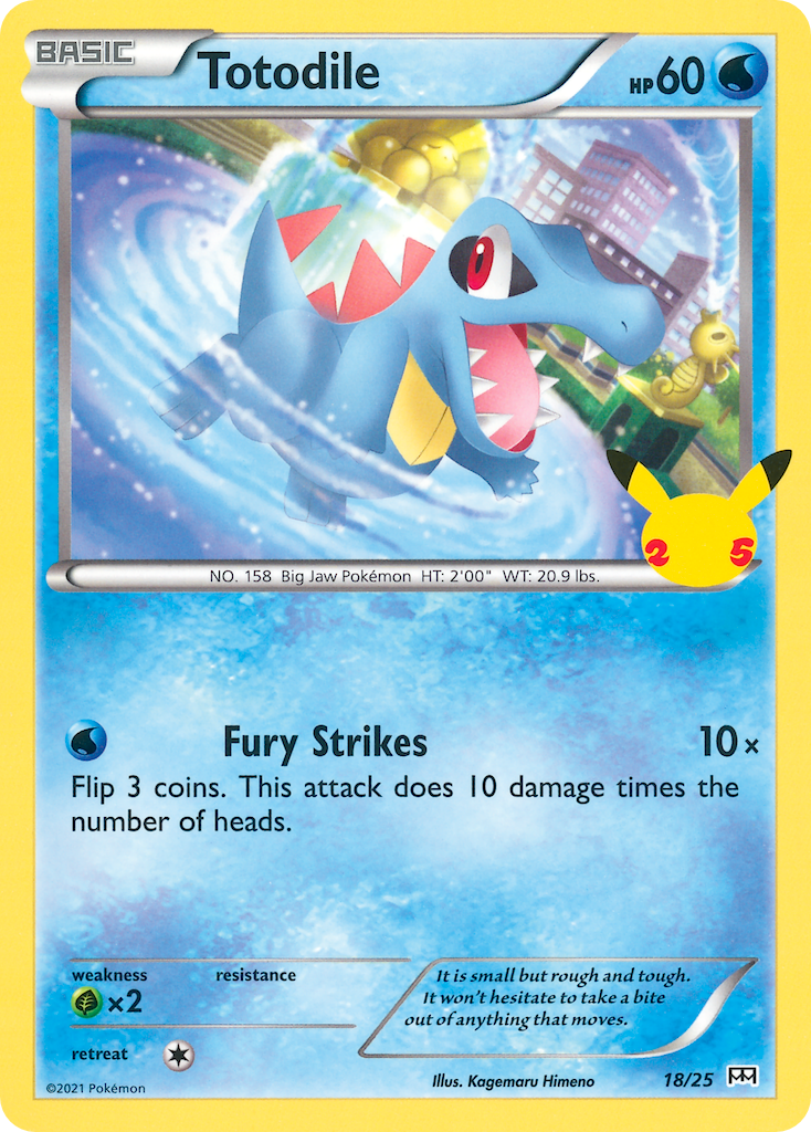 Totodile (18/25) [McDonald's 25th Anniversary] | Fandemonia Ltd