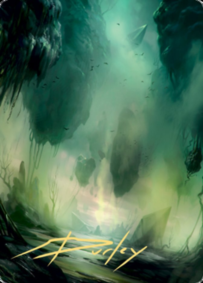 Swamp 1 Art Card (Gold-Stamped Signature) [Zendikar Rising Art Series] | Fandemonia Ltd
