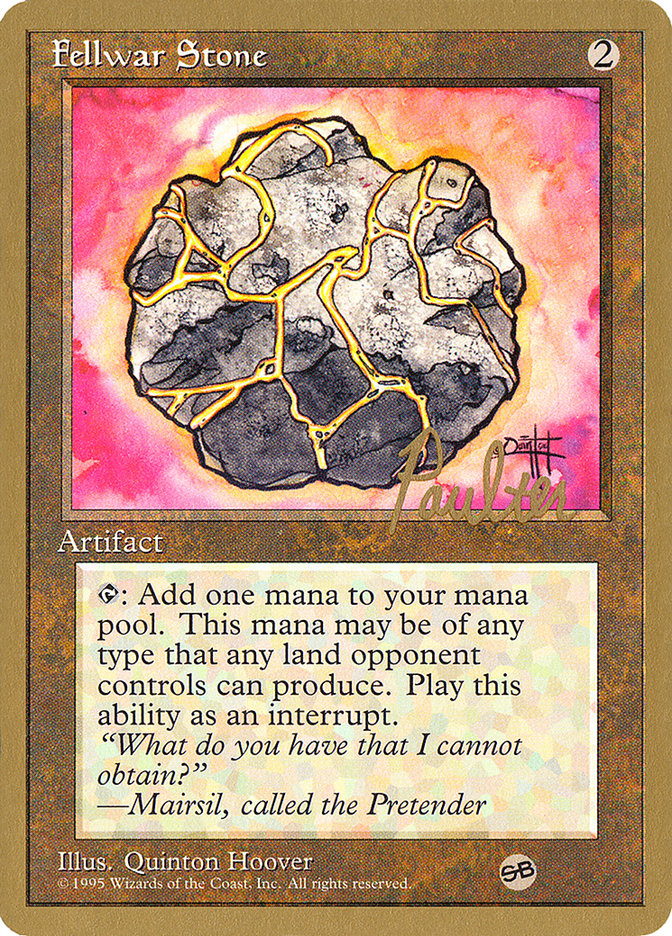 Fellwar Stone (Preston Poulter) (SB) [Pro Tour Collector Set] | Fandemonia Ltd