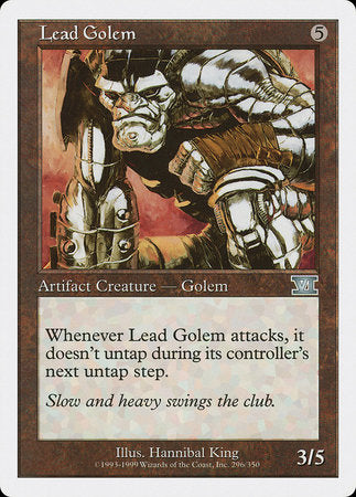 Lead Golem [Classic Sixth Edition] | Fandemonia Ltd