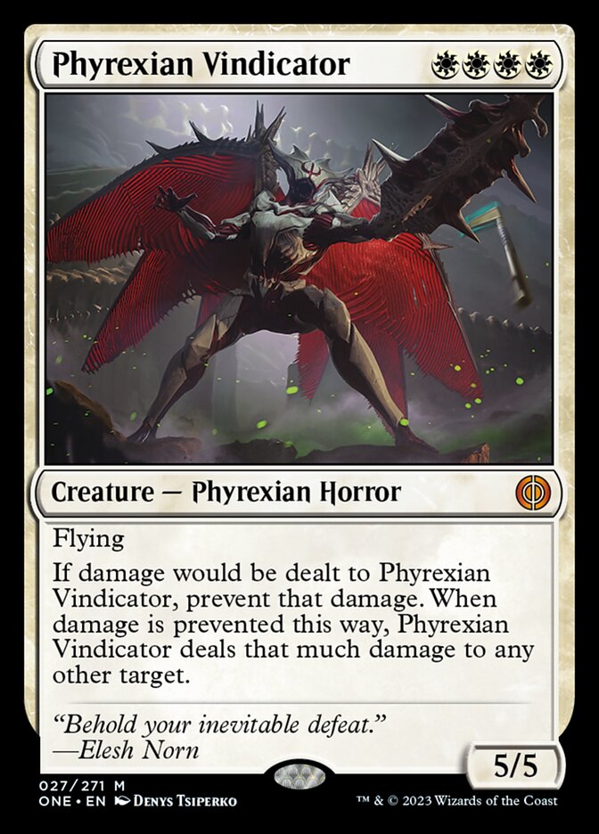 Phyrexian Vindicator [Phyrexia: All Will Be One] | Fandemonia Ltd