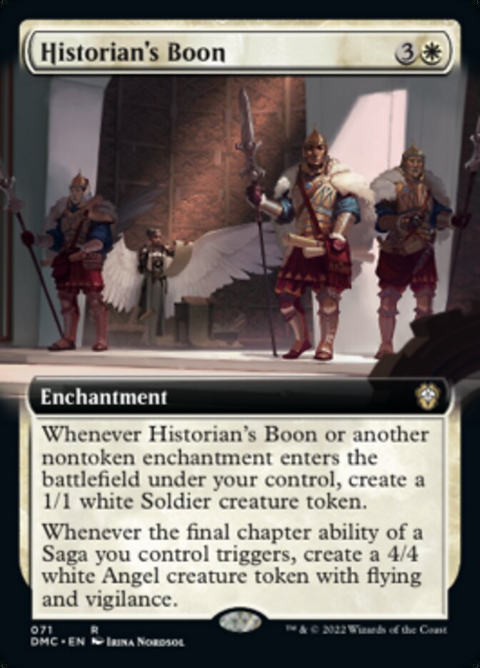 Historian's Boon (Extended Art) [Dominaria United Commander] | Fandemonia Ltd