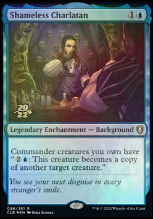 Shameless Charlatan [Commander Legends: Battle for Baldur's Gate Prerelease Promos] | Fandemonia Ltd