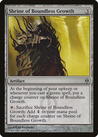 Shrine of Boundless Growth [New Phyrexia] | Fandemonia Ltd