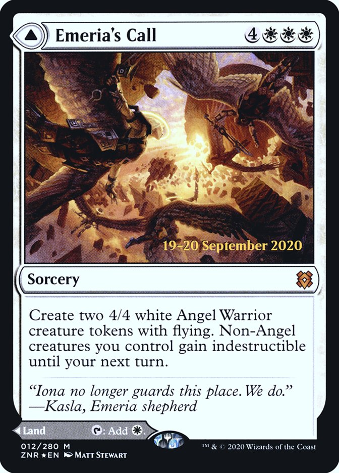 Emeria's Call // Emeria, Shattered Skyclave  [Zendikar Rising Prerelease Promos] | Fandemonia Ltd