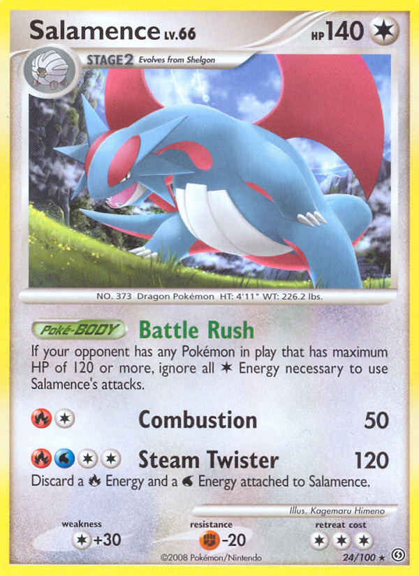 Salamence (24/100) [Diamond & Pearl: Stormfront] | Fandemonia Ltd