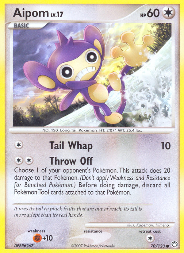 Aipom (70/123) [Diamond & Pearl: Mysterious Treasures] | Fandemonia Ltd