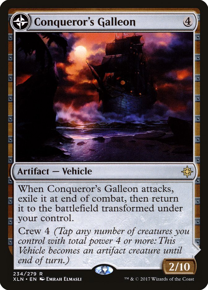 Conqueror's Galleon // Conqueror's Foothold [Ixalan] | Fandemonia Ltd