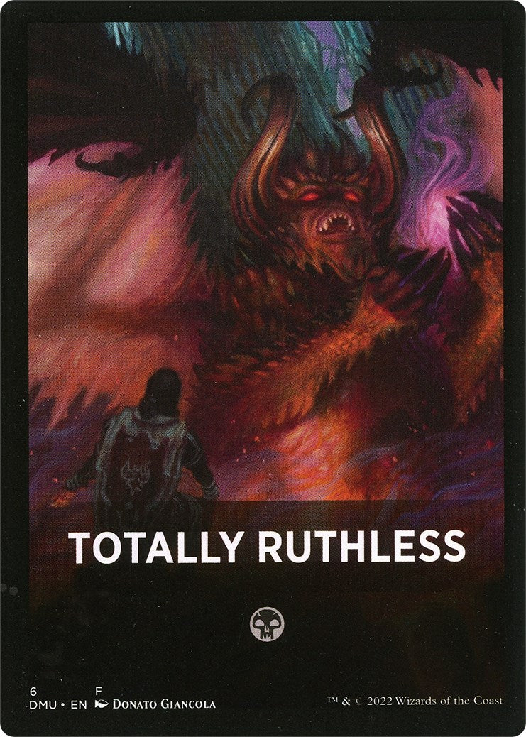 Totally Ruthless Theme Card [Dominaria United Tokens] | Fandemonia Ltd