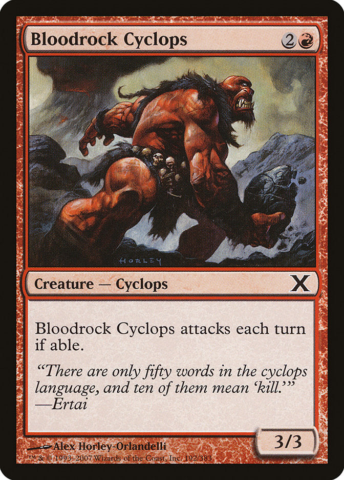 Bloodrock Cyclops [Tenth Edition] | Fandemonia Ltd