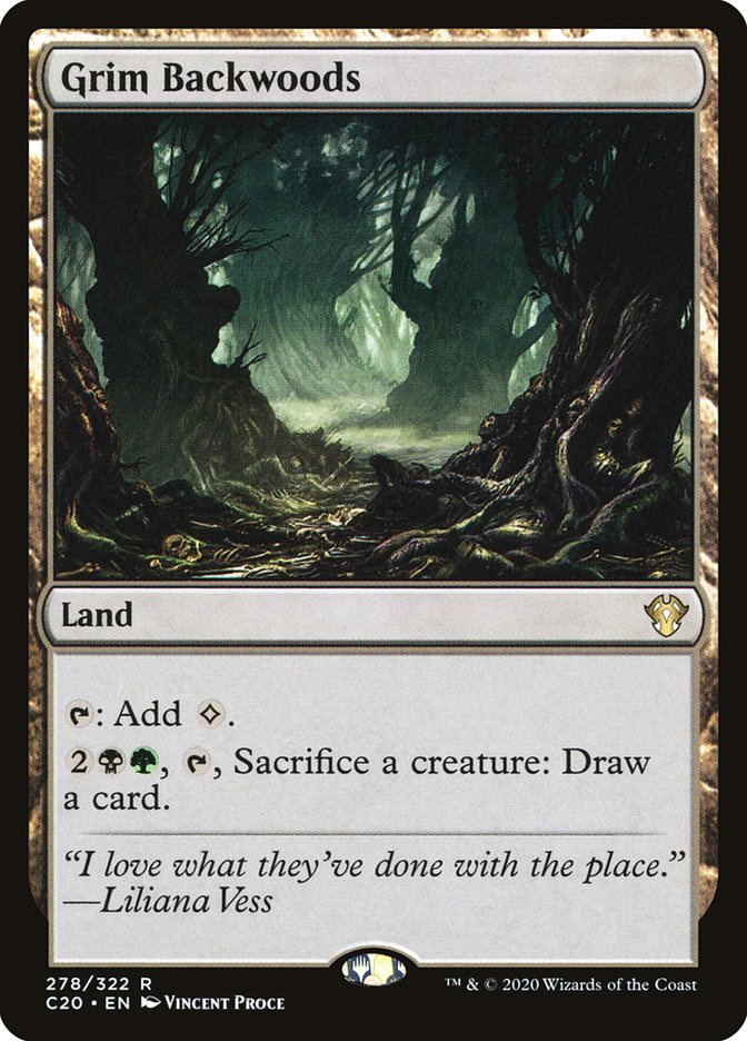 Grim Backwoods [Commander 2020] | Fandemonia Ltd