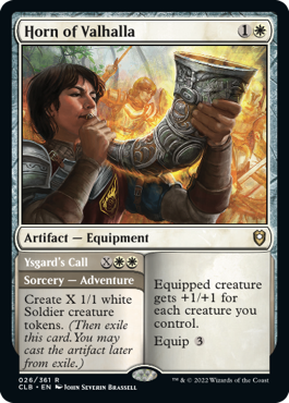 Horn of Valhalla // Ysgard's Call [Commander Legends: Battle for Baldur's Gate] | Fandemonia Ltd