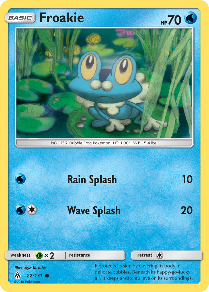 Froakie (22/131) [Sun & Moon: Forbidden Light] | Fandemonia Ltd