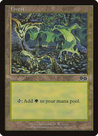 Forest (347) [Urza's Saga] | Fandemonia Ltd