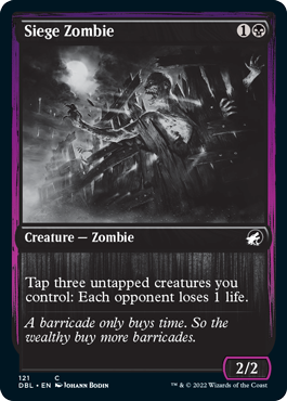 Siege Zombie [Innistrad: Double Feature] | Fandemonia Ltd