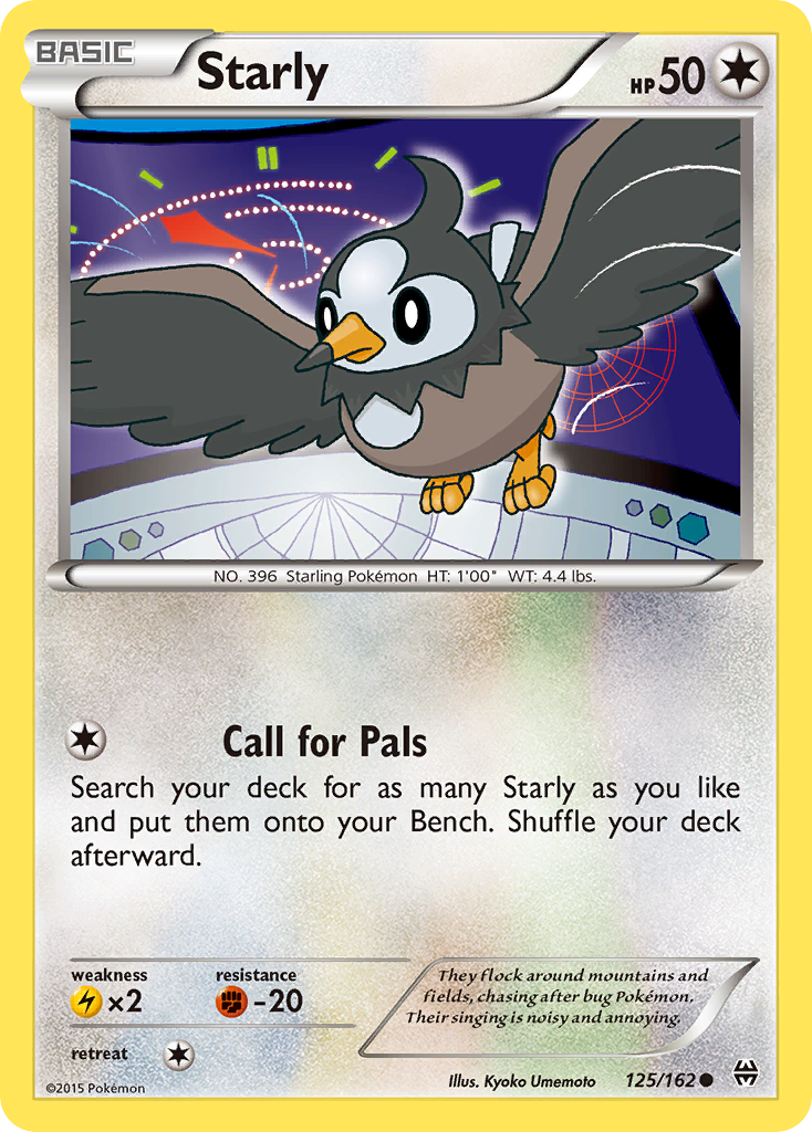 Starly (125/162) [XY: BREAKthrough] | Fandemonia Ltd