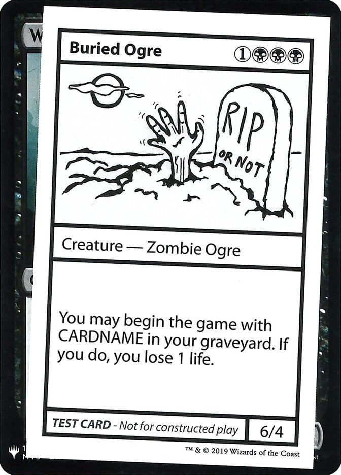 Buried Ogre [Mystery Booster Playtest Cards] | Fandemonia Ltd
