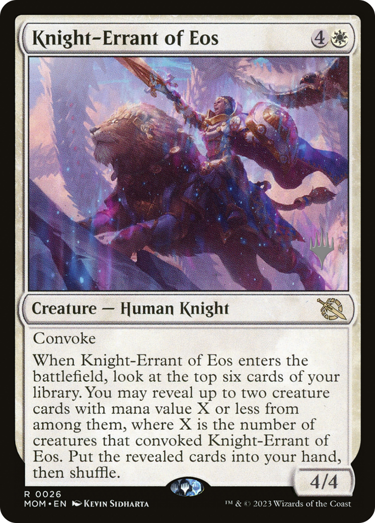 Knight-Errant of Eos (Promo Pack) [March of the Machine Promos] | Fandemonia Ltd