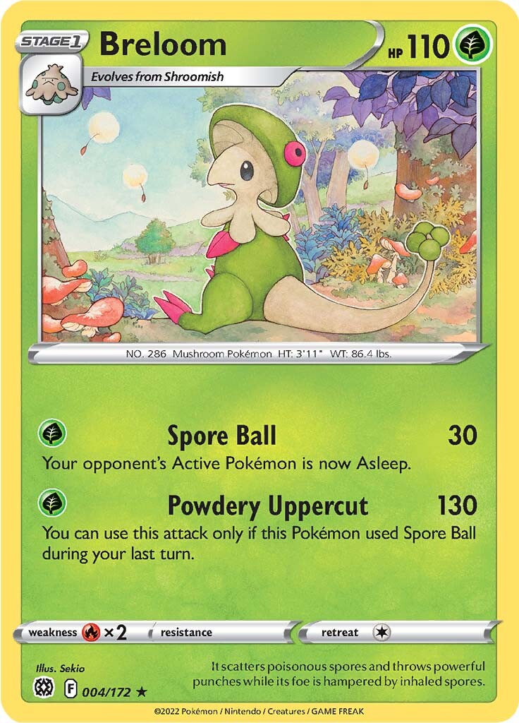 Breloom (004/172) [Sword & Shield: Brilliant Stars] | Fandemonia Ltd