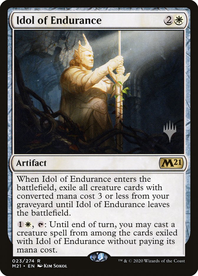 Idol of Endurance (Promo Pack) [Core Set 2021 Promos] | Fandemonia Ltd