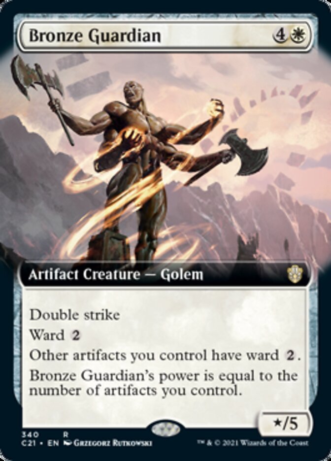 Bronze Guardian (Extended) [Commander 2021] | Fandemonia Ltd