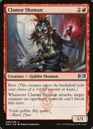 Clamor Shaman [Ravnica Allegiance] | Fandemonia Ltd