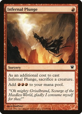 Infernal Plunge [Innistrad] | Fandemonia Ltd