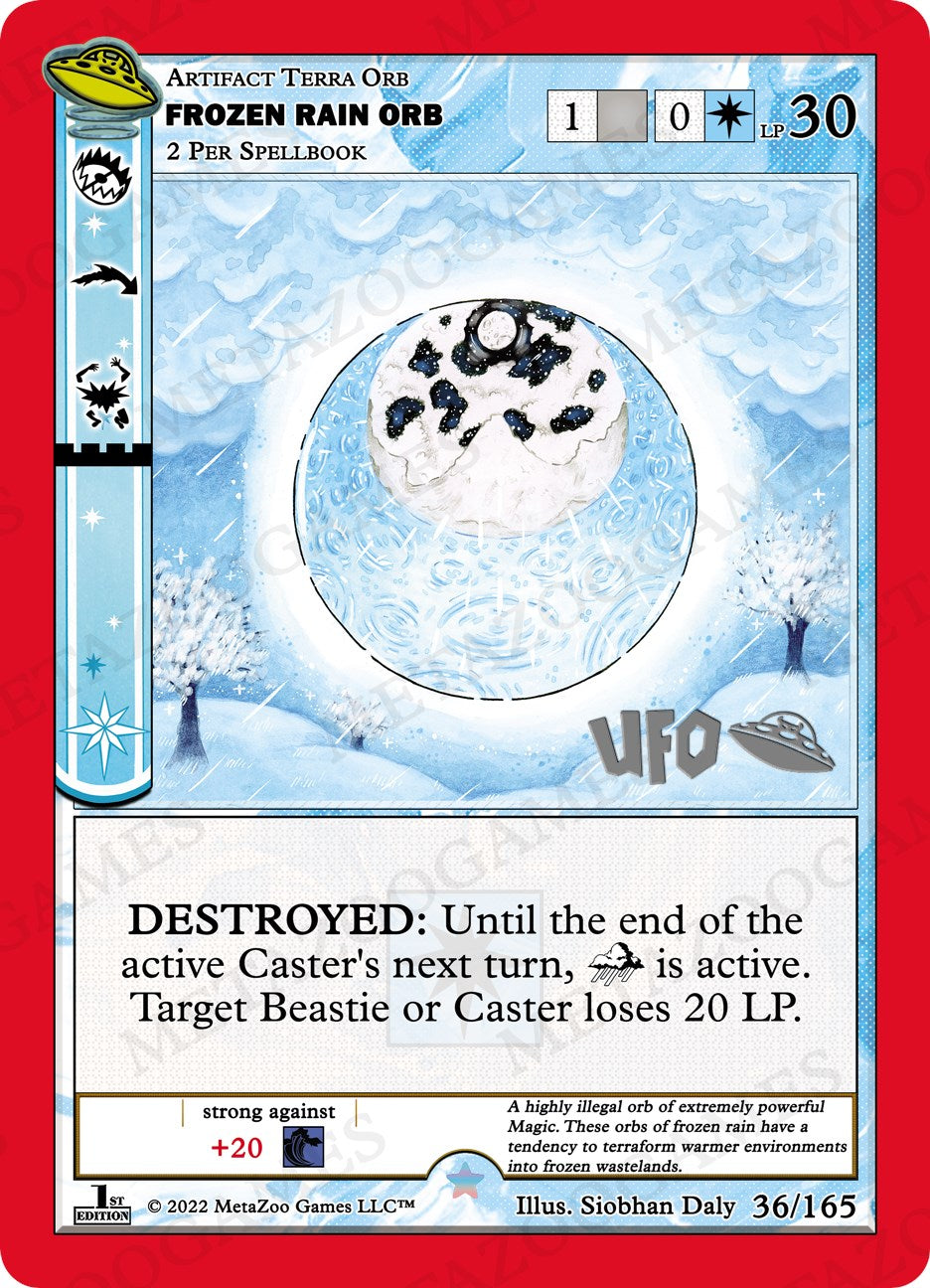 Frozen Rain Orb [Cryptid Nation: UFO First Edition Spoiler Pack] | Fandemonia Ltd