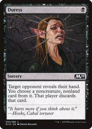 Duress [Core Set 2019] | Fandemonia Ltd