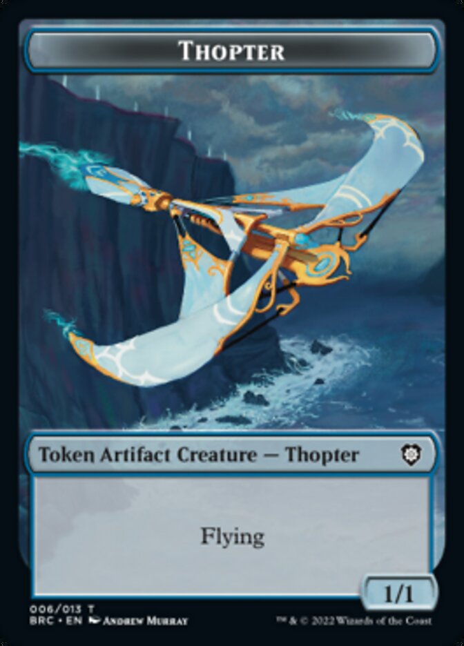 Copy // Thopter (006) Double-Sided Token [The Brothers' War Commander Tokens] | Fandemonia Ltd