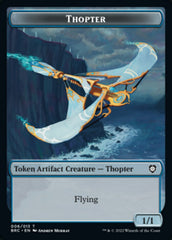 Copy // Thopter (006) Double-Sided Token [The Brothers' War Commander Tokens] | Fandemonia Ltd