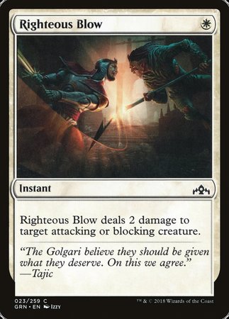 Righteous Blow [Guilds of Ravnica] | Fandemonia Ltd