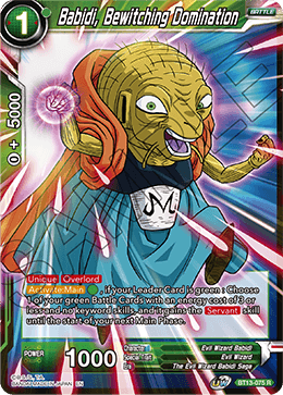 Babidi, Bewitching Domination (Rare) [BT13-075] | Fandemonia Ltd