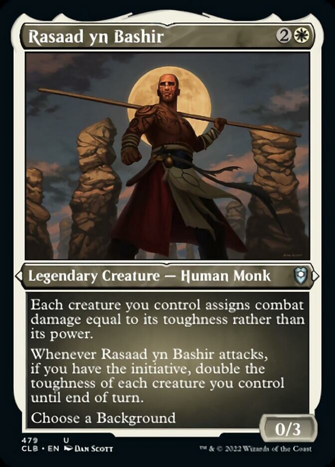 Rasaad yn Bashir (Foil Etched) [Commander Legends: Battle for Baldur's Gate] | Fandemonia Ltd