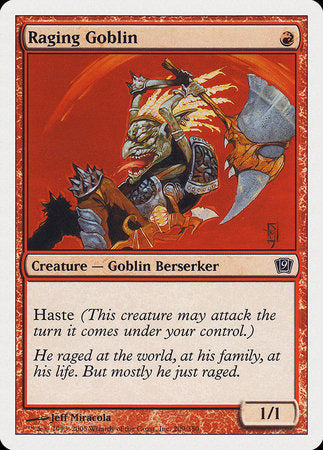 Raging Goblin [Ninth Edition] | Fandemonia Ltd