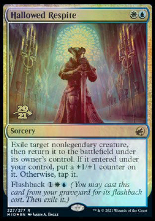 Hallowed Respite [Innistrad: Midnight Hunt Prerelease Promos] | Fandemonia Ltd