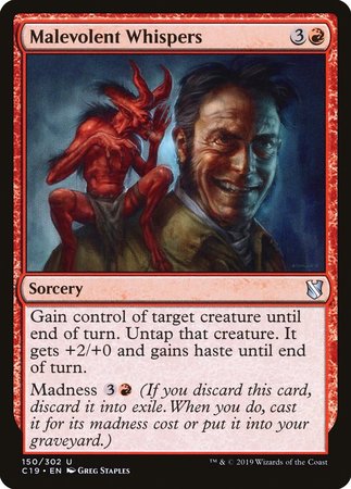 Malevolent Whispers [Commander 2019] | Fandemonia Ltd