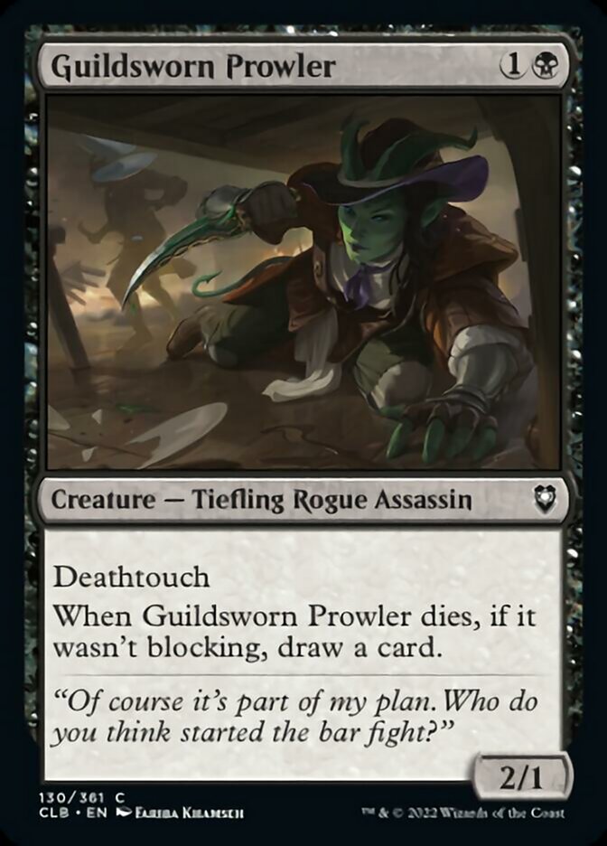 Guildsworn Prowler [Commander Legends: Battle for Baldur's Gate] | Fandemonia Ltd