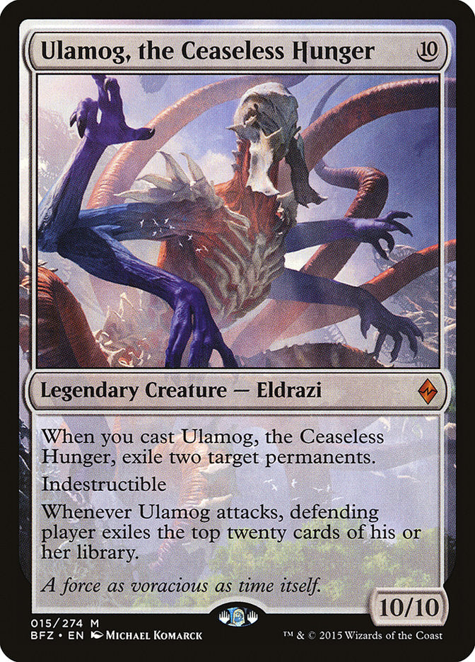 Ulamog, the Ceaseless Hunger [Battle for Zendikar] | Fandemonia Ltd