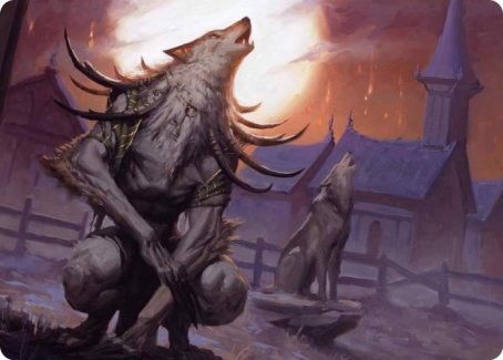 Lord of the Ulvenwald Art Card [Innistrad: Midnight Hunt Art Series] | Fandemonia Ltd
