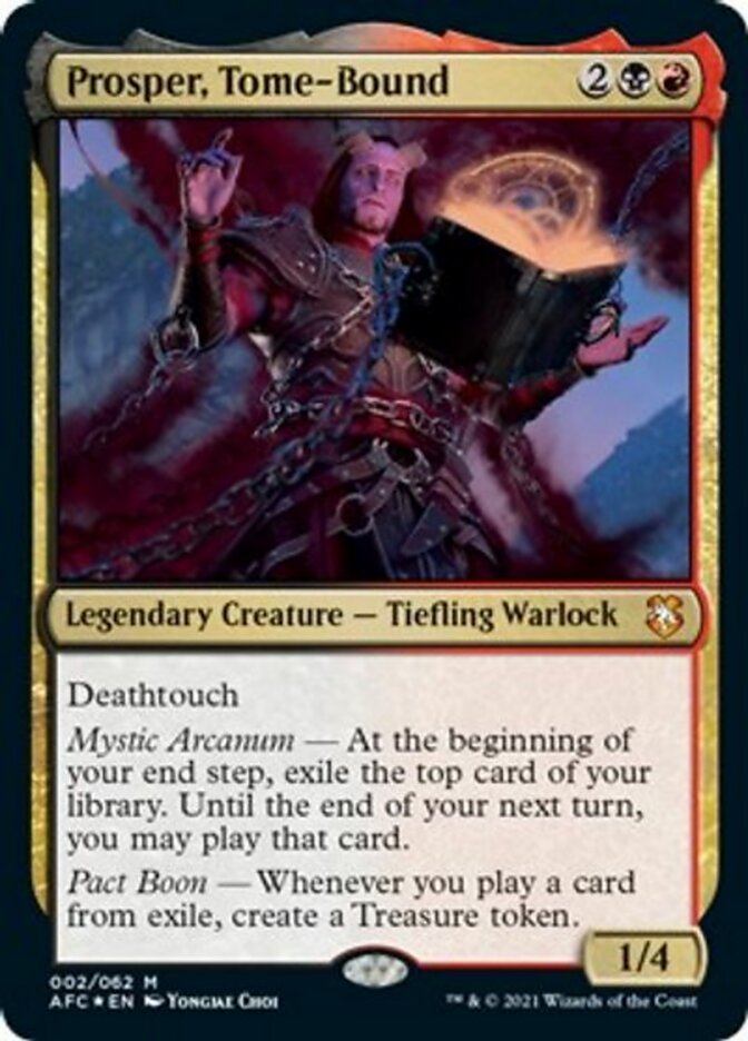 Prosper, Tome-Bound (Display Commander) [Dungeons & Dragons: Adventures in the Forgotten Realms Commander] | Fandemonia Ltd